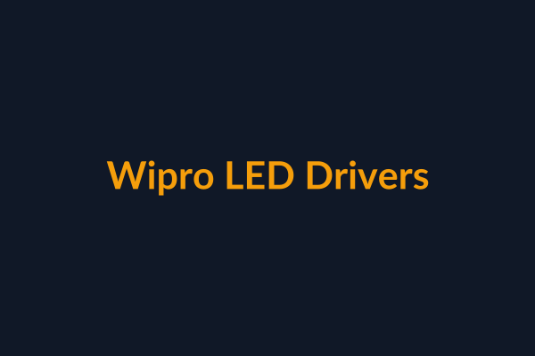 Wipro LED Drivers available at Raguveer Electric Talala